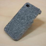 ふかふかタオル生地の手触りが気持ちいい極上のiPhoneケース【1点もの】