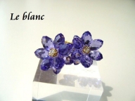 Classyピアス(purple)