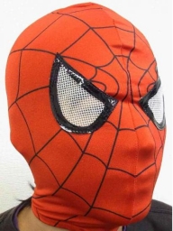 スパイダーマン　スパイダーマン風　マスク　赤　red