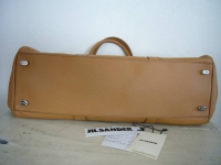 JIL SANDER レザー・ボストンバッグ